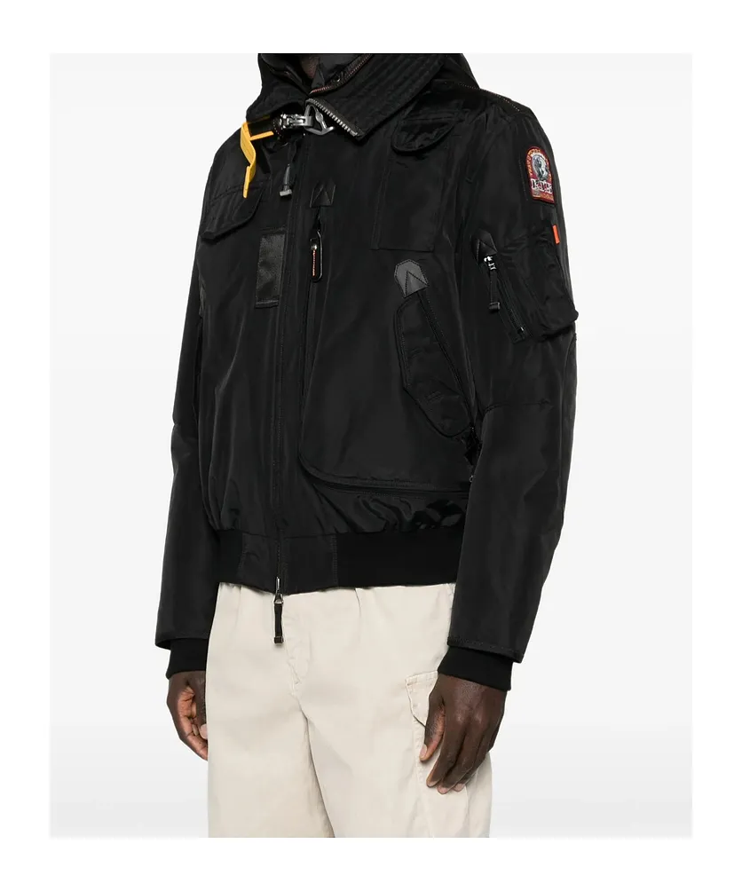Zippered Long-Sleeved Down Jacket