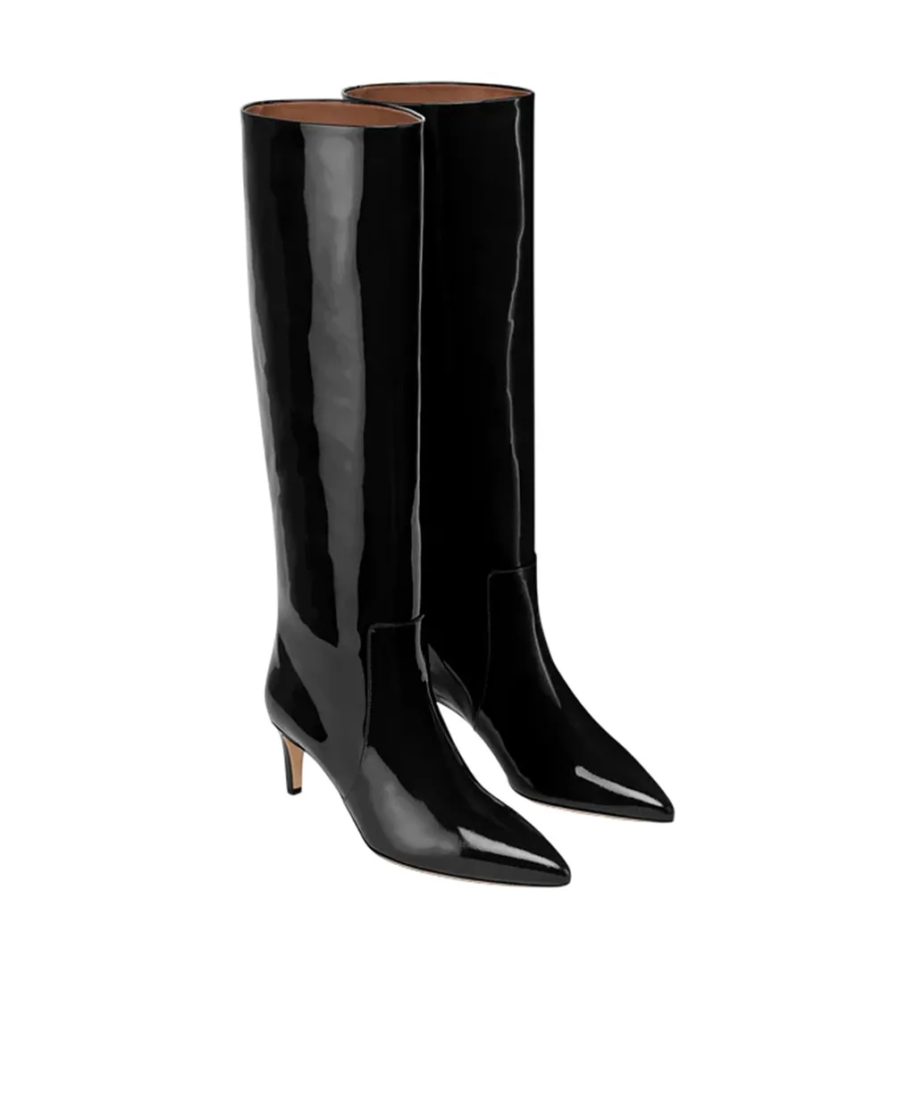 60Mm Pointed-Toe Knee-High Boots