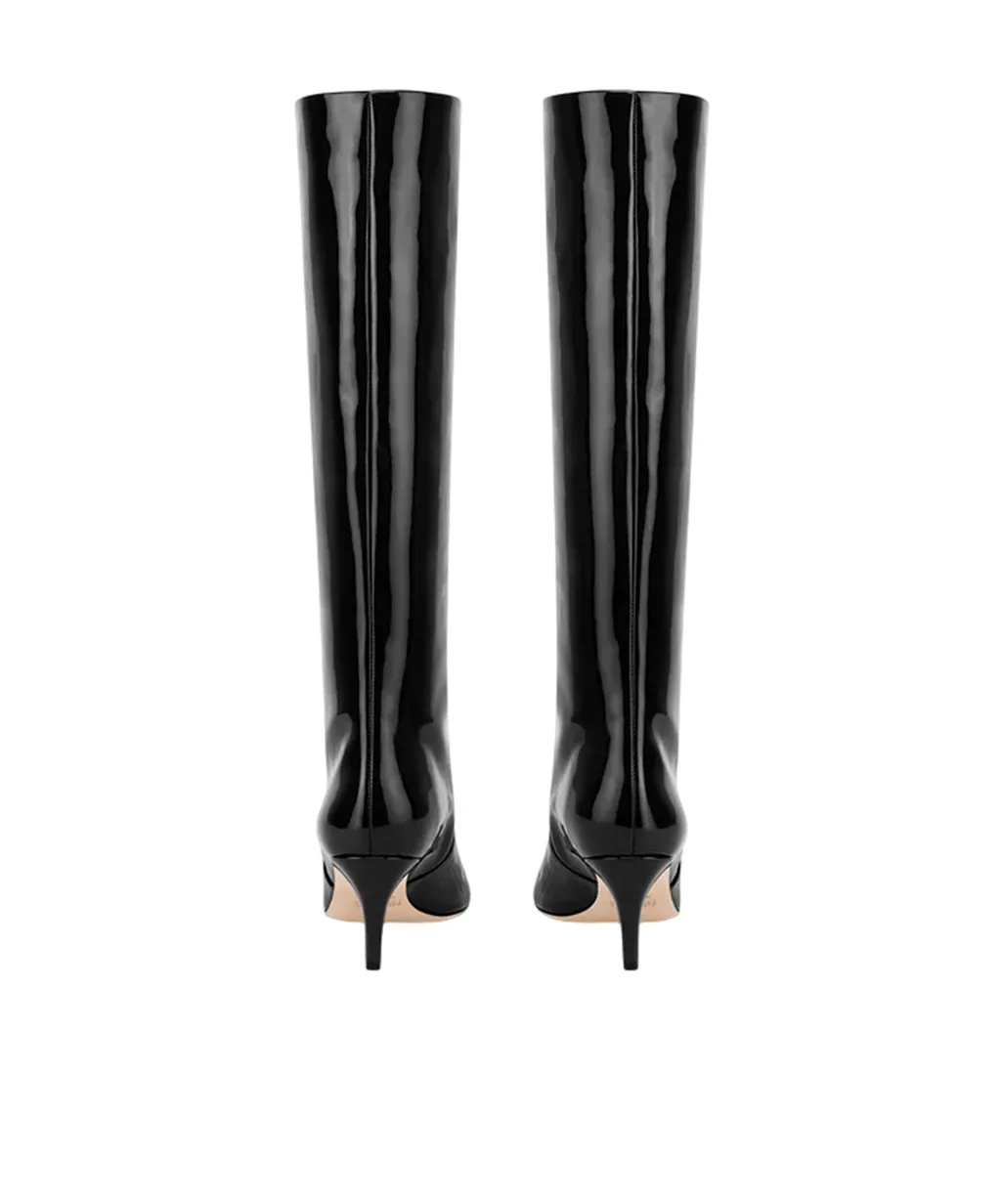 60Mm Pointed-Toe Knee-High Boots