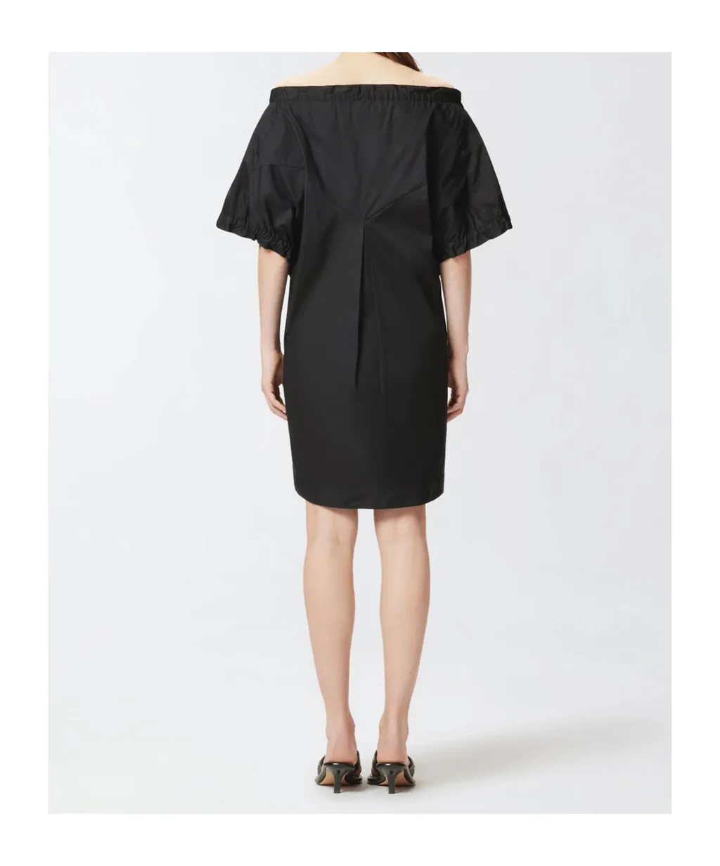 Drawstring-Detail Minidress