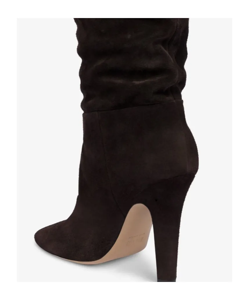 Pointed-Toe Knee-High Boots