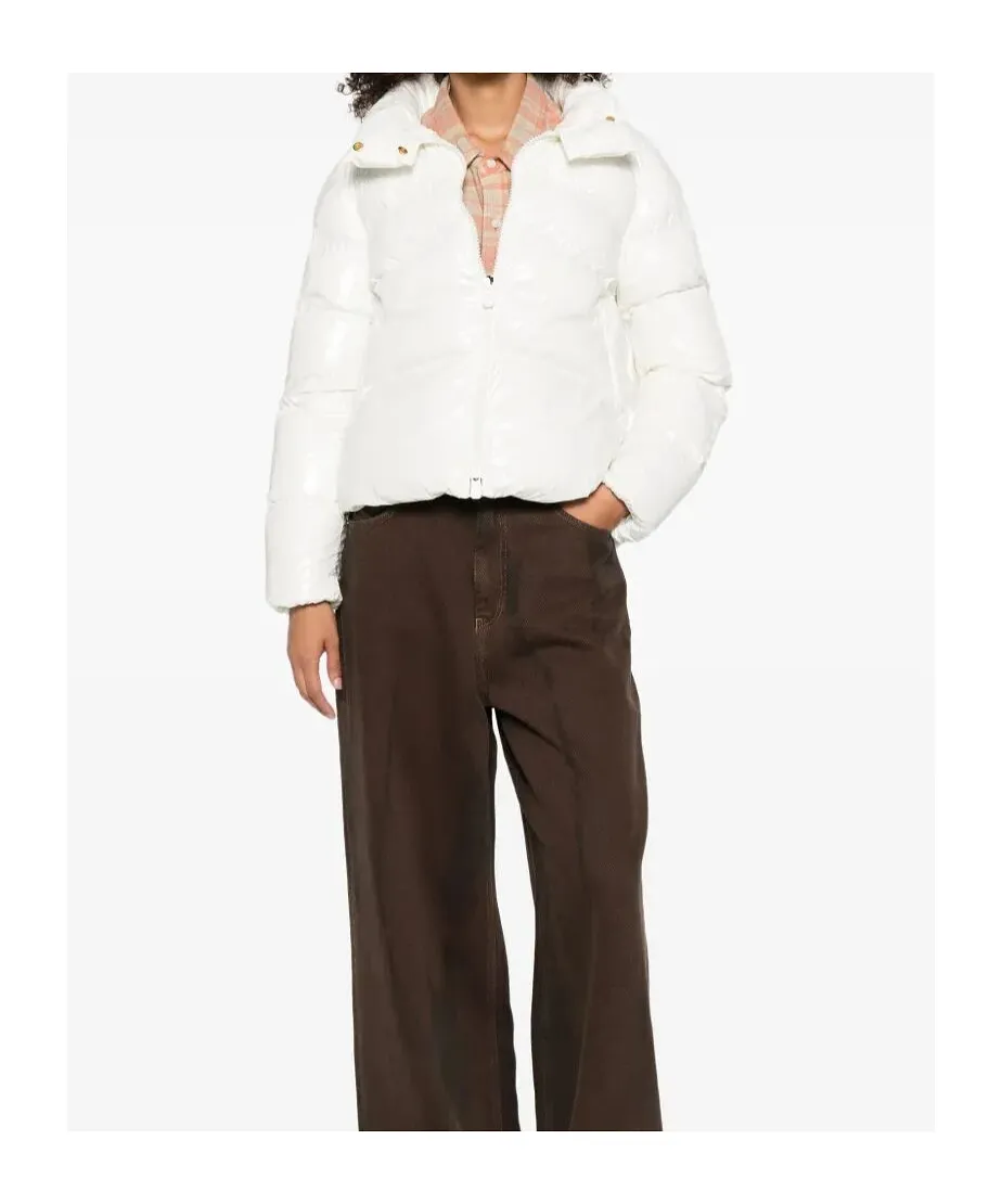 Pinko Long-Sleeved Zip-Up Down Jacket