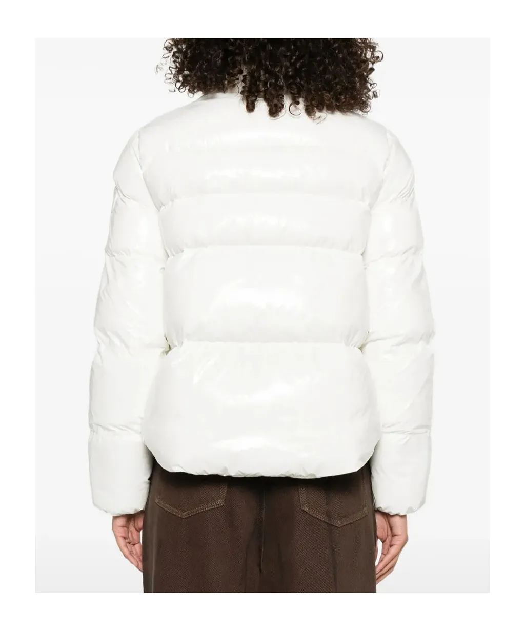 Pinko Long-Sleeved Zip-Up Down Jacket