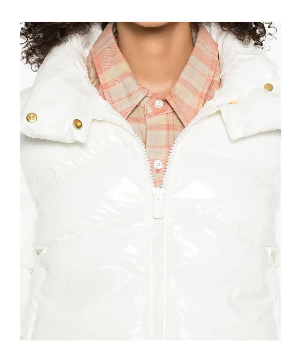Pinko Long-Sleeved Zip-Up Down Jacket