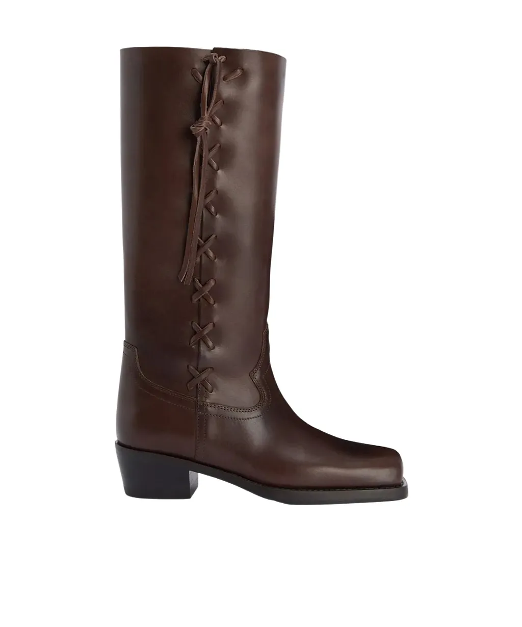 Square-Toe Boots