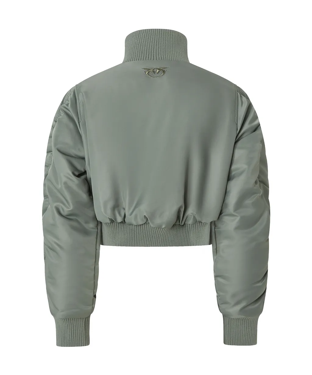 High-Neck Zip-Front Jacket