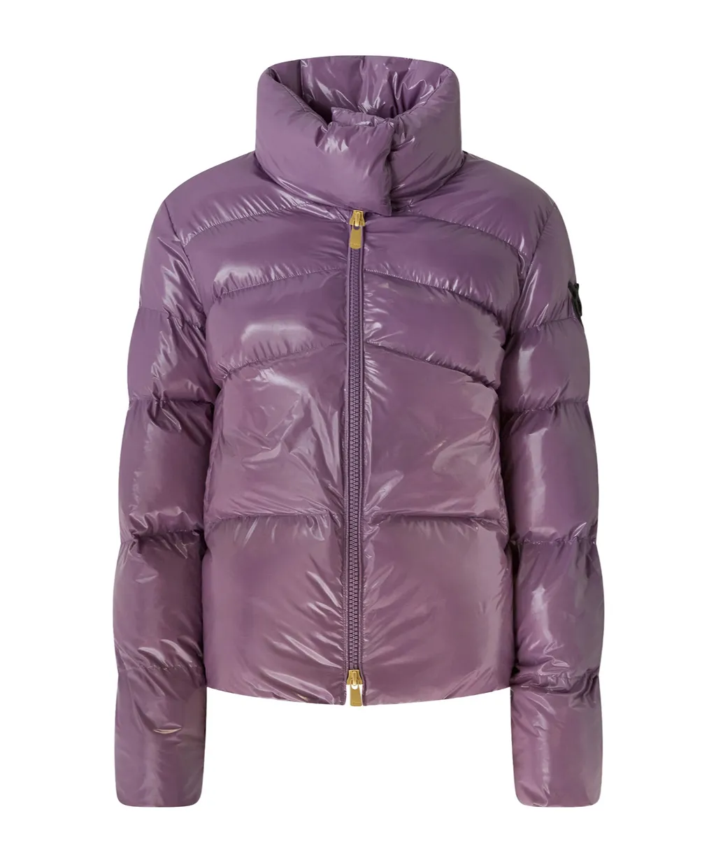 Pinko High Collar Puffer Down Jacket