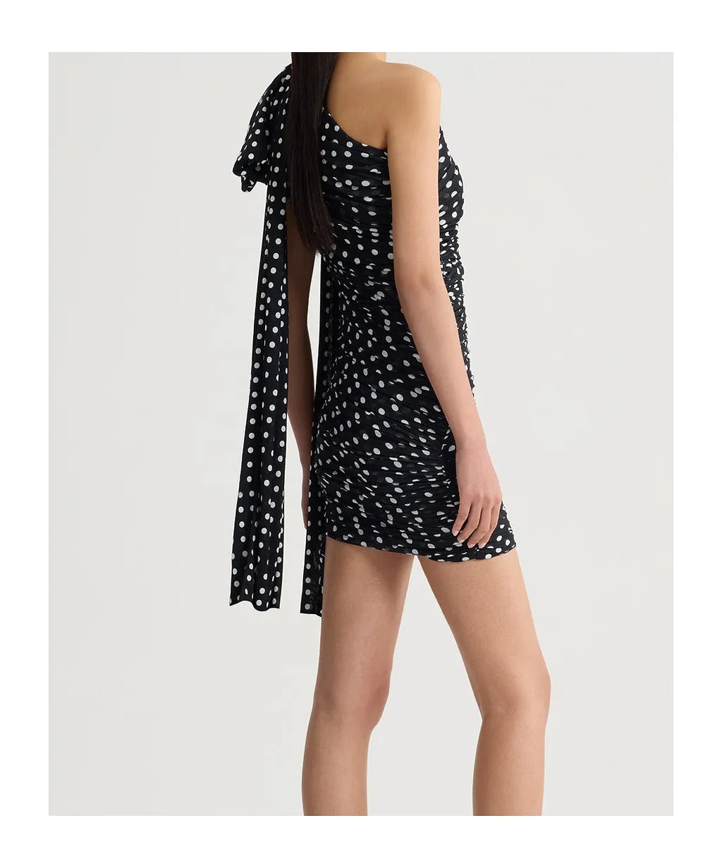 One-Shoulder Draped Dress