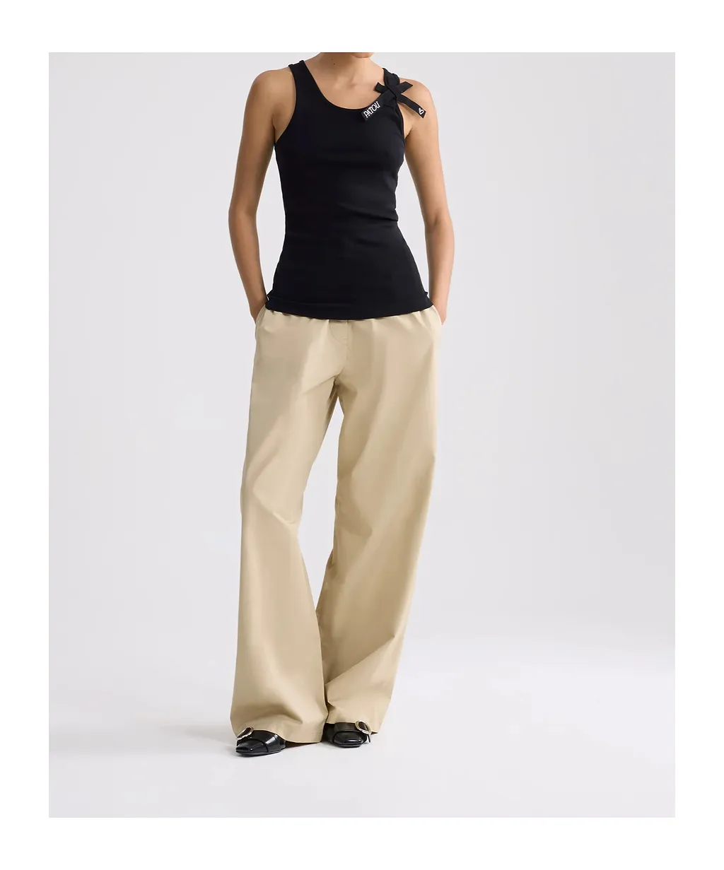 Patou Logo Bow Tank Top