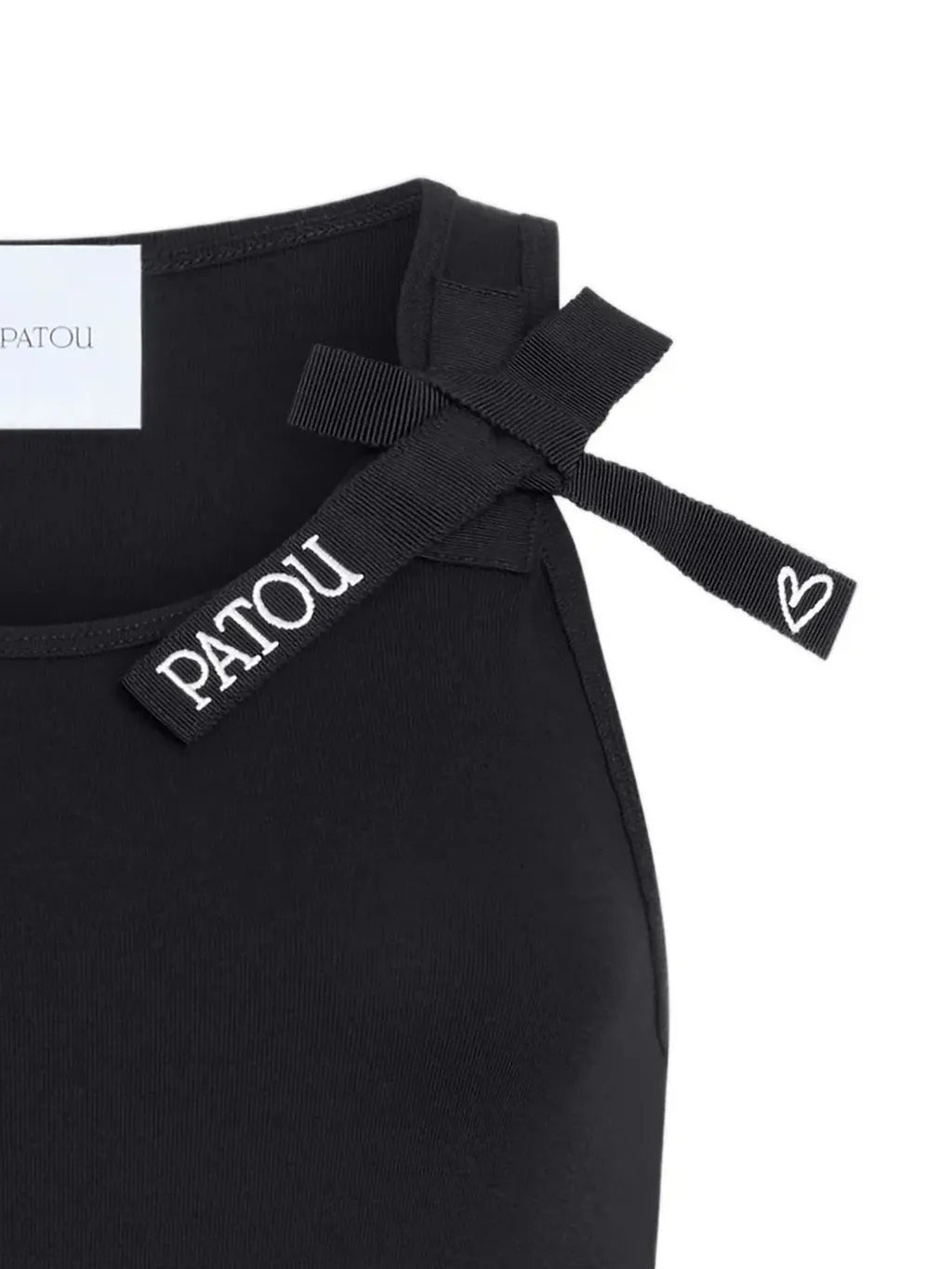 Patou Logo Bow Tank Top