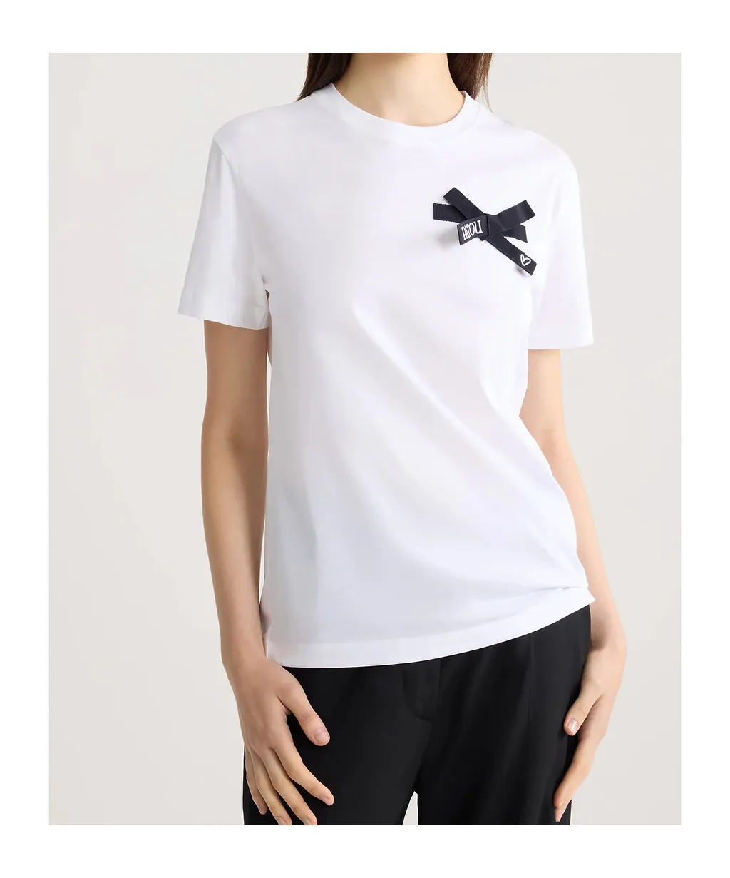 Patou Logo Bow T-Shirt