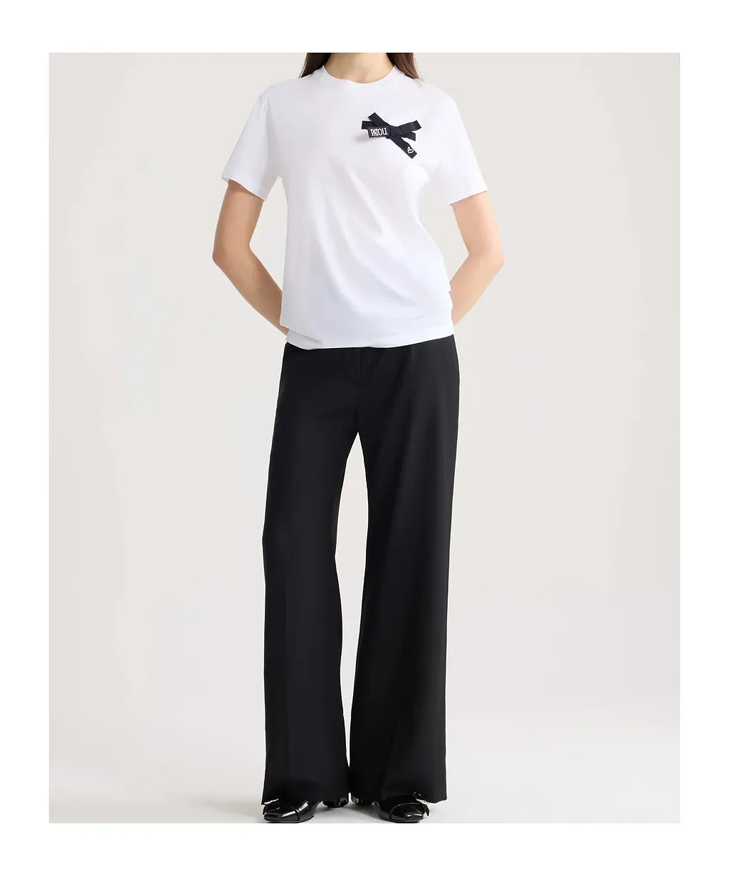 Patou Logo Bow T-Shirt
