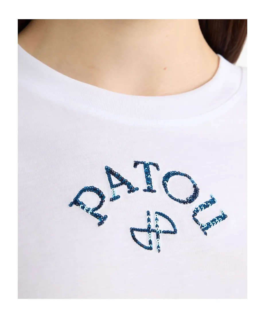 Patou Logo Embroidered T-Shirt