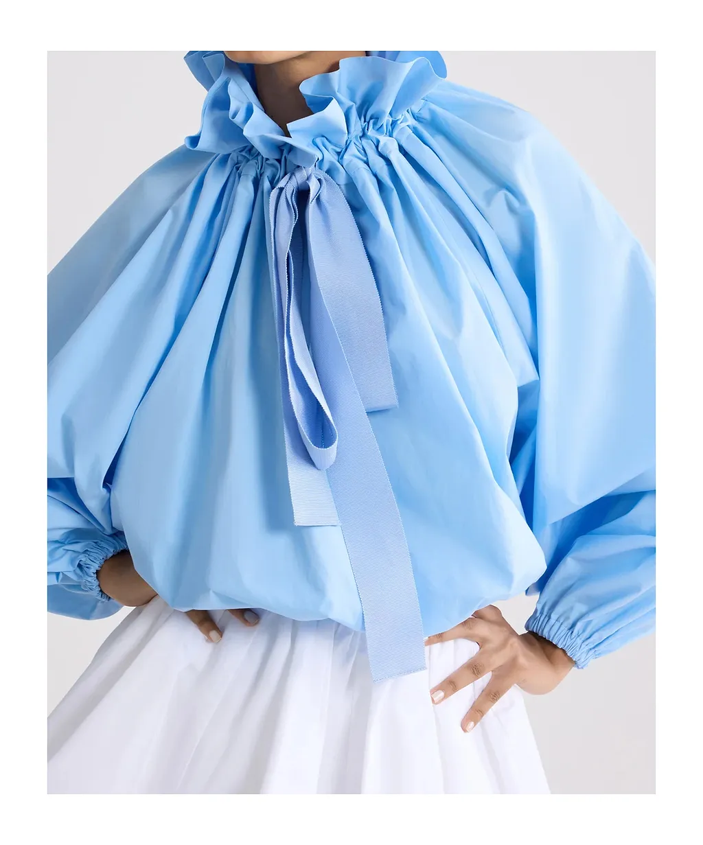 Ruffled Ribbon Top