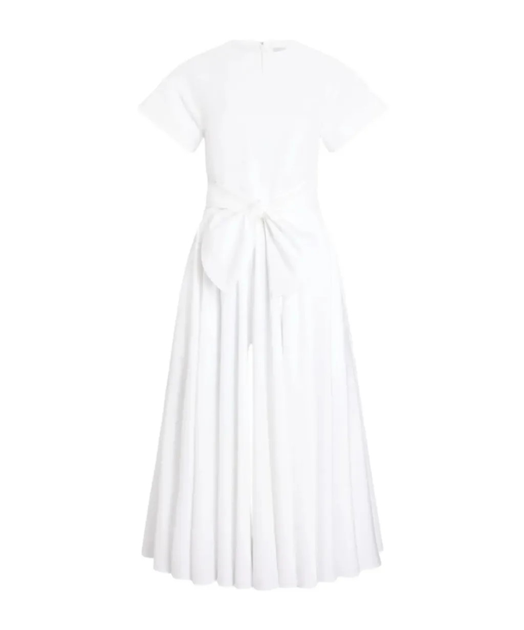 Patou Draped Waist Midi Dress