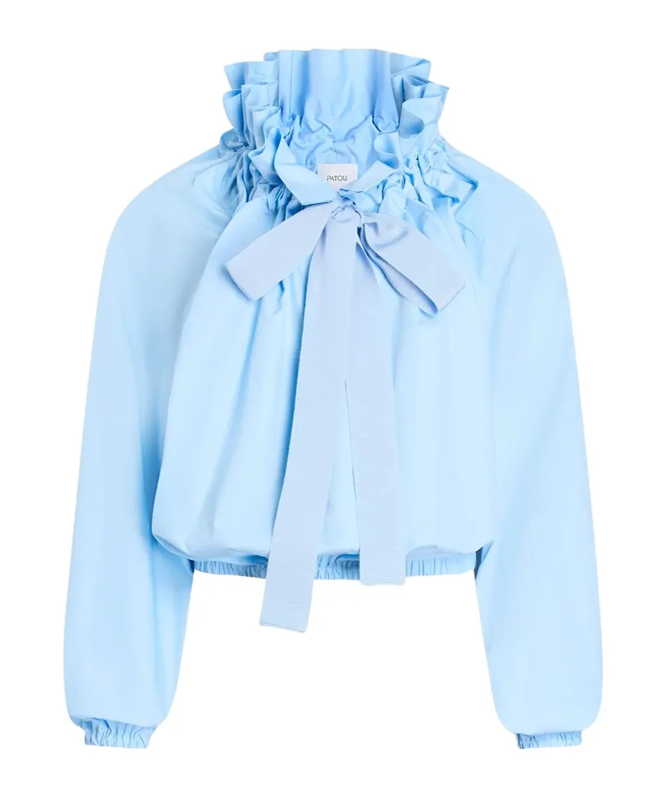 Ruffled Ribbon Top