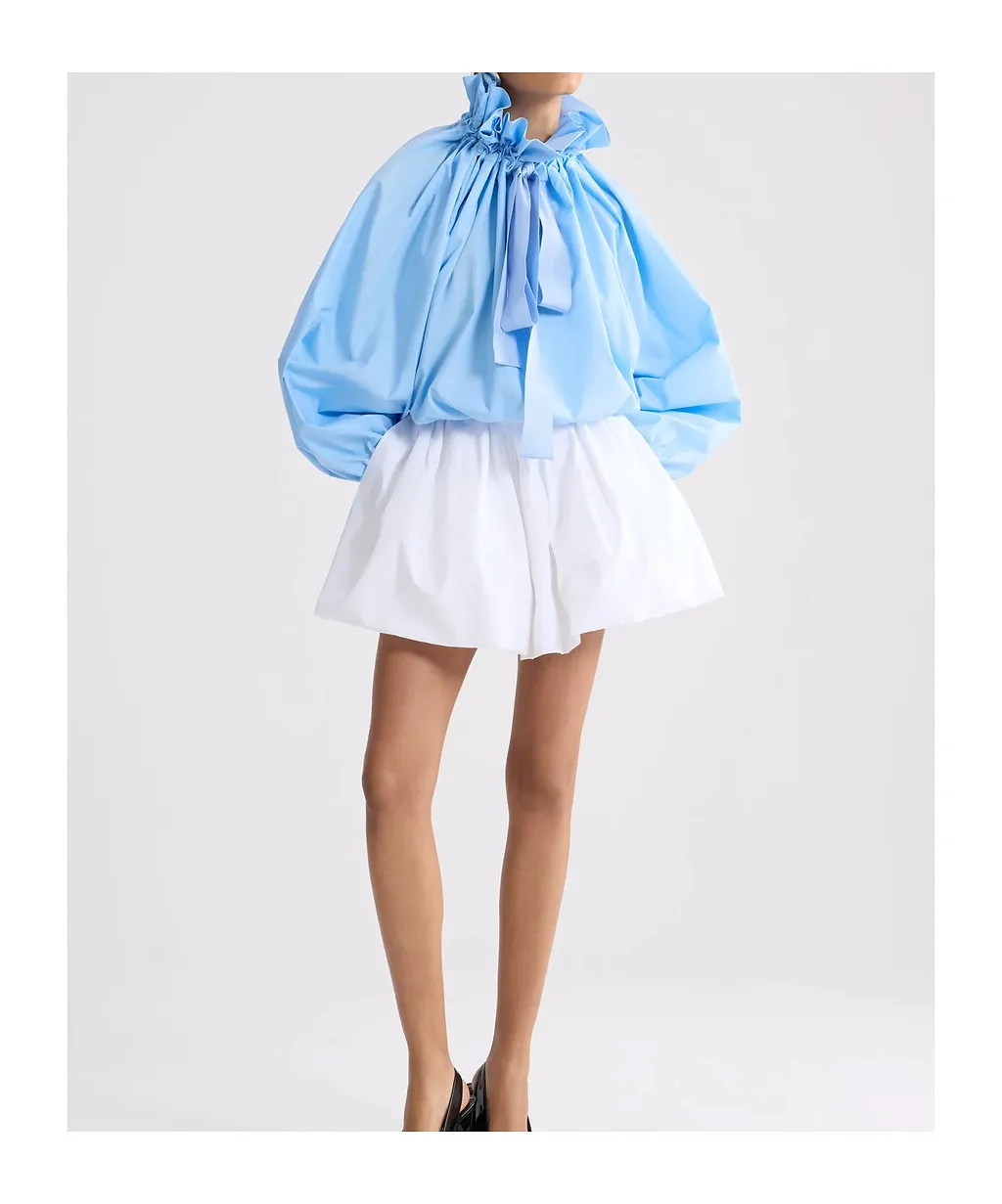 Ruffled Ribbon Top