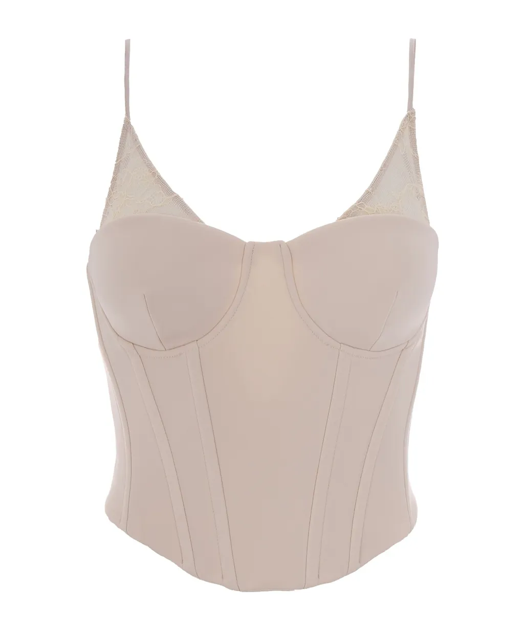 Patrizia Pepe Lace Corset Top