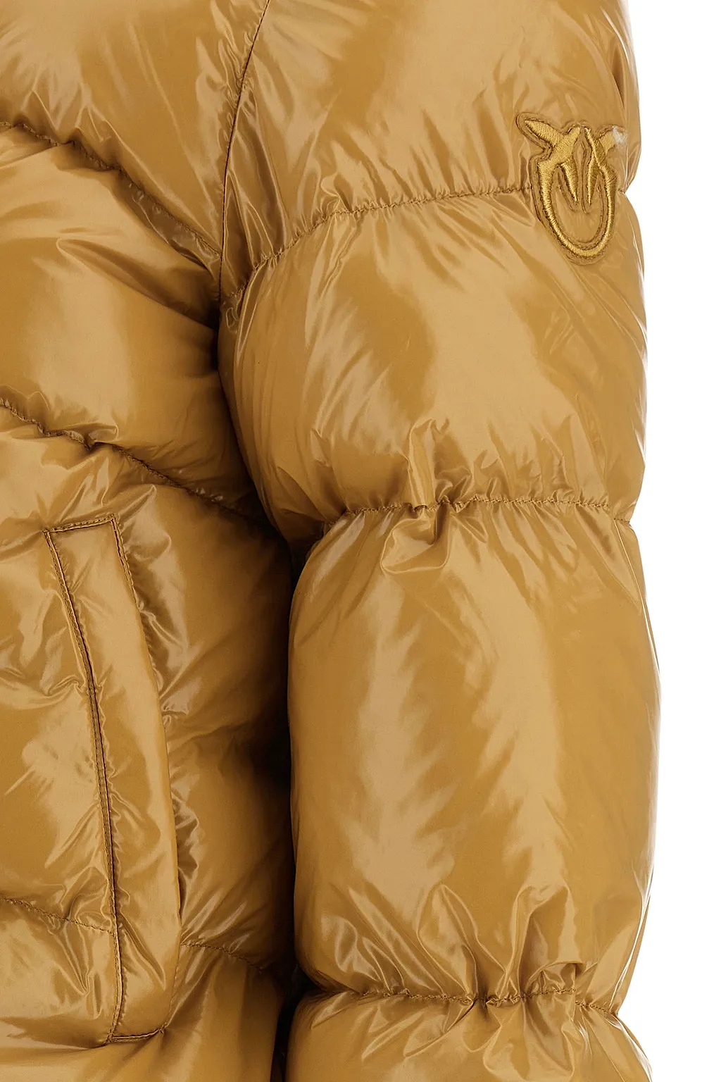 Pinko Long-Sleeved Zip-Up Down Jacket