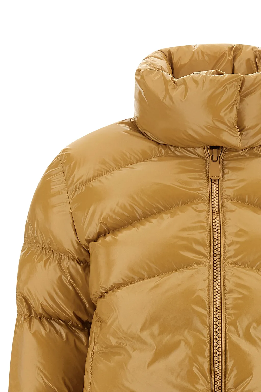 Pinko Long-Sleeved Zip-Up Down Jacket