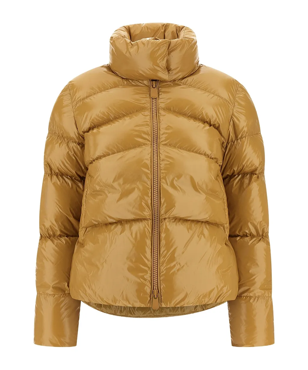 Pinko Long-Sleeved Zip-Up Down Jacket