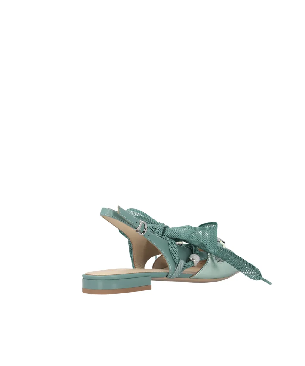 Pinko Bow Pointed Toe Slingback Pumps