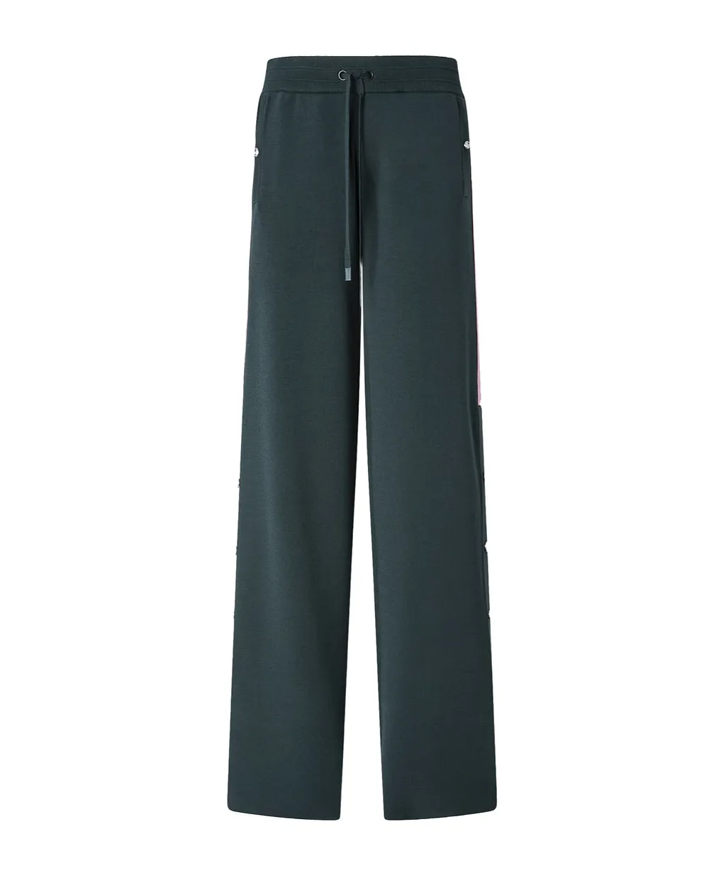 Pinko Stripe-Detailed Drawstring Trousers