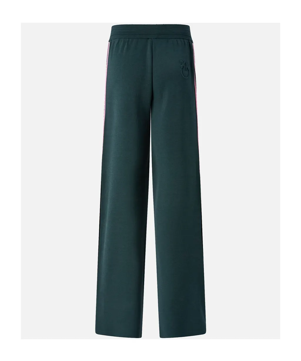 Pinko Stripe-Detailed Drawstring Trousers