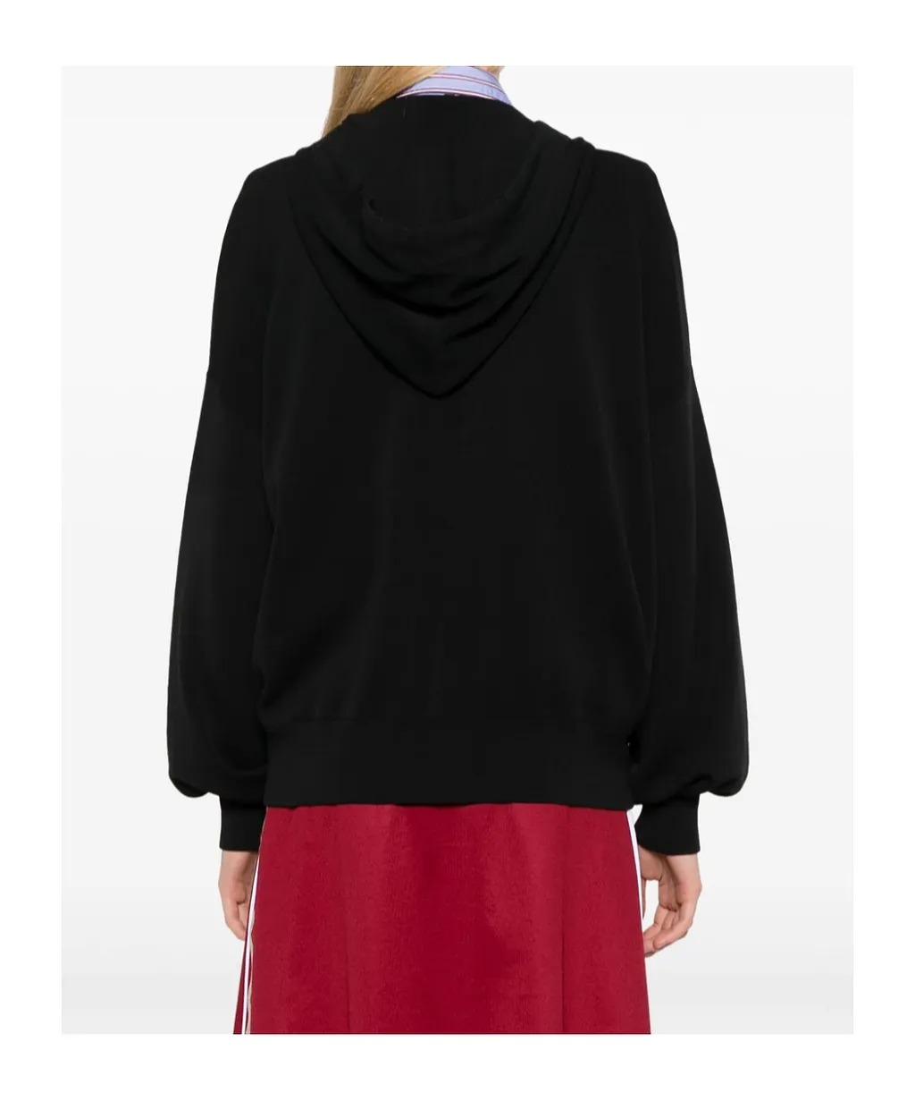 Pinko Tirage Drawstring Zip-Up Hoodie