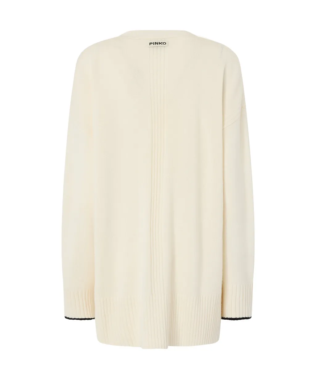 Pinko V-Neck Button-Up Cardigan