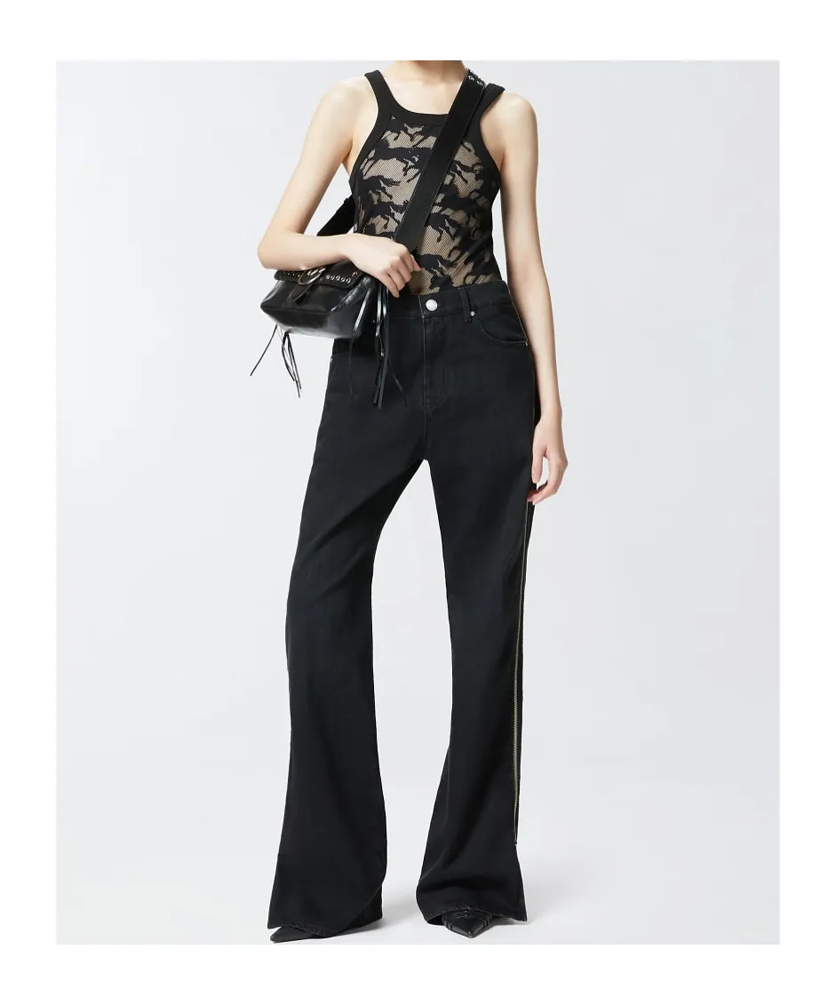 Pinko X Patrick Mcdowell Semi-Sheer Tank Top