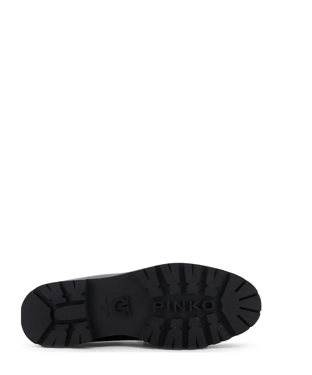 Pinko Logo Plaque Flat Shoes