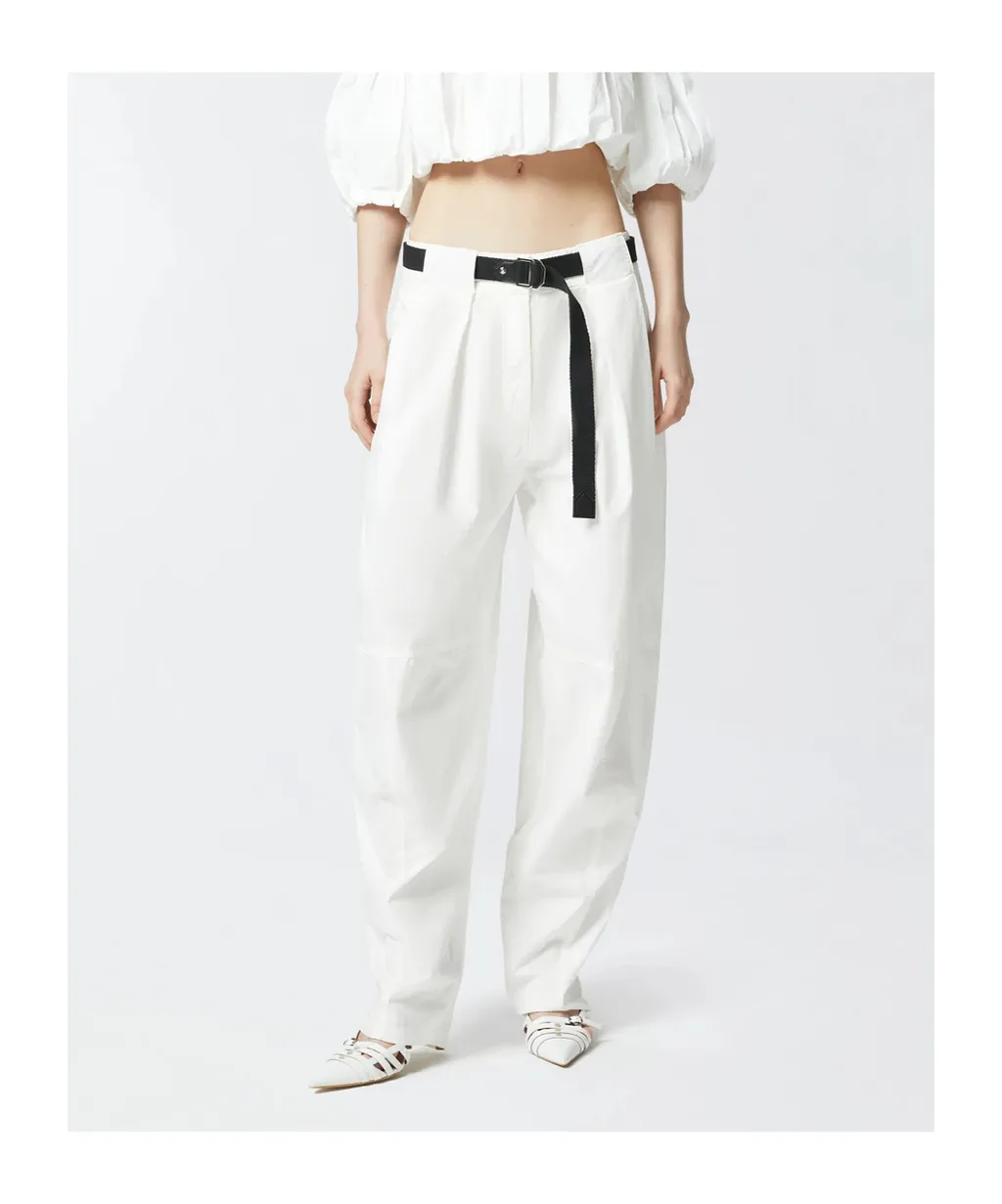 Pleat-Detail Trousers