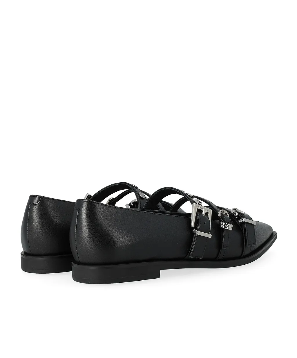 Pinko Embellished Pointed-Toe Flat-Shoes