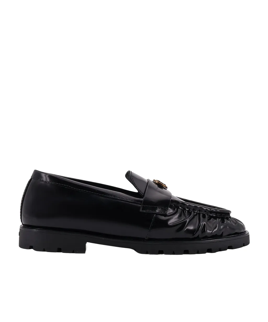 Pinko Logo Plaque Flat Shoes