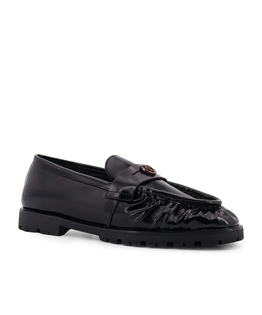 Pinko Logo Plaque Flat Shoes
