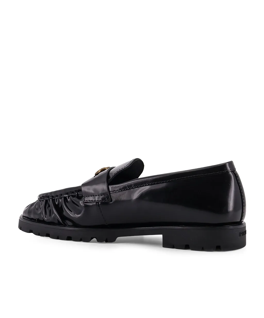 Pinko Logo Plaque Flat Shoes
