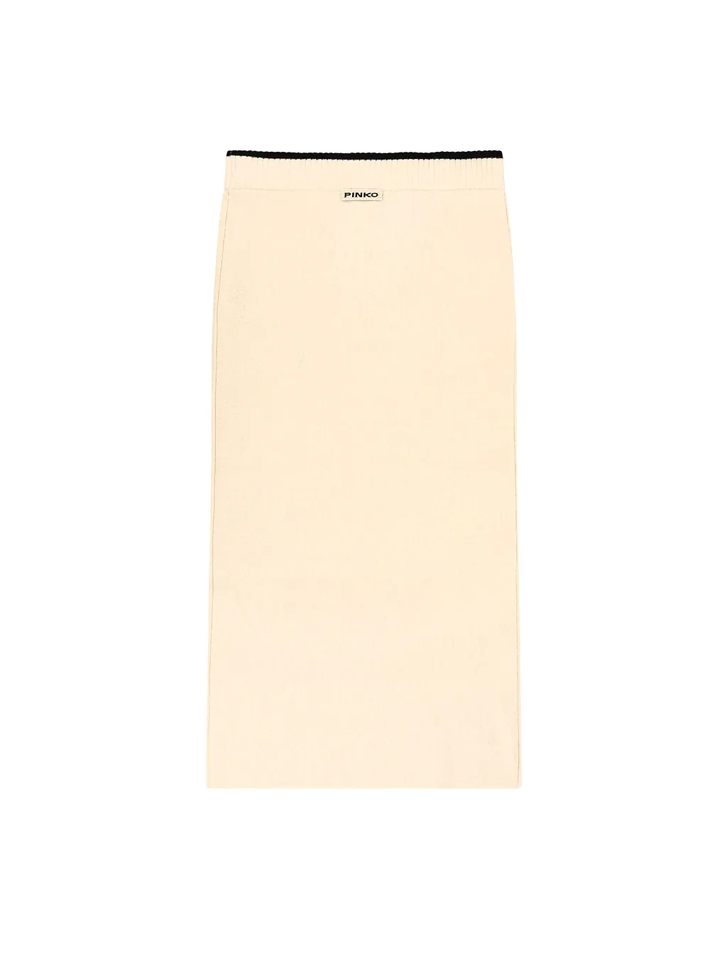 Pinko Nuova Guinea Logo Patch Knitted Midi Skirt