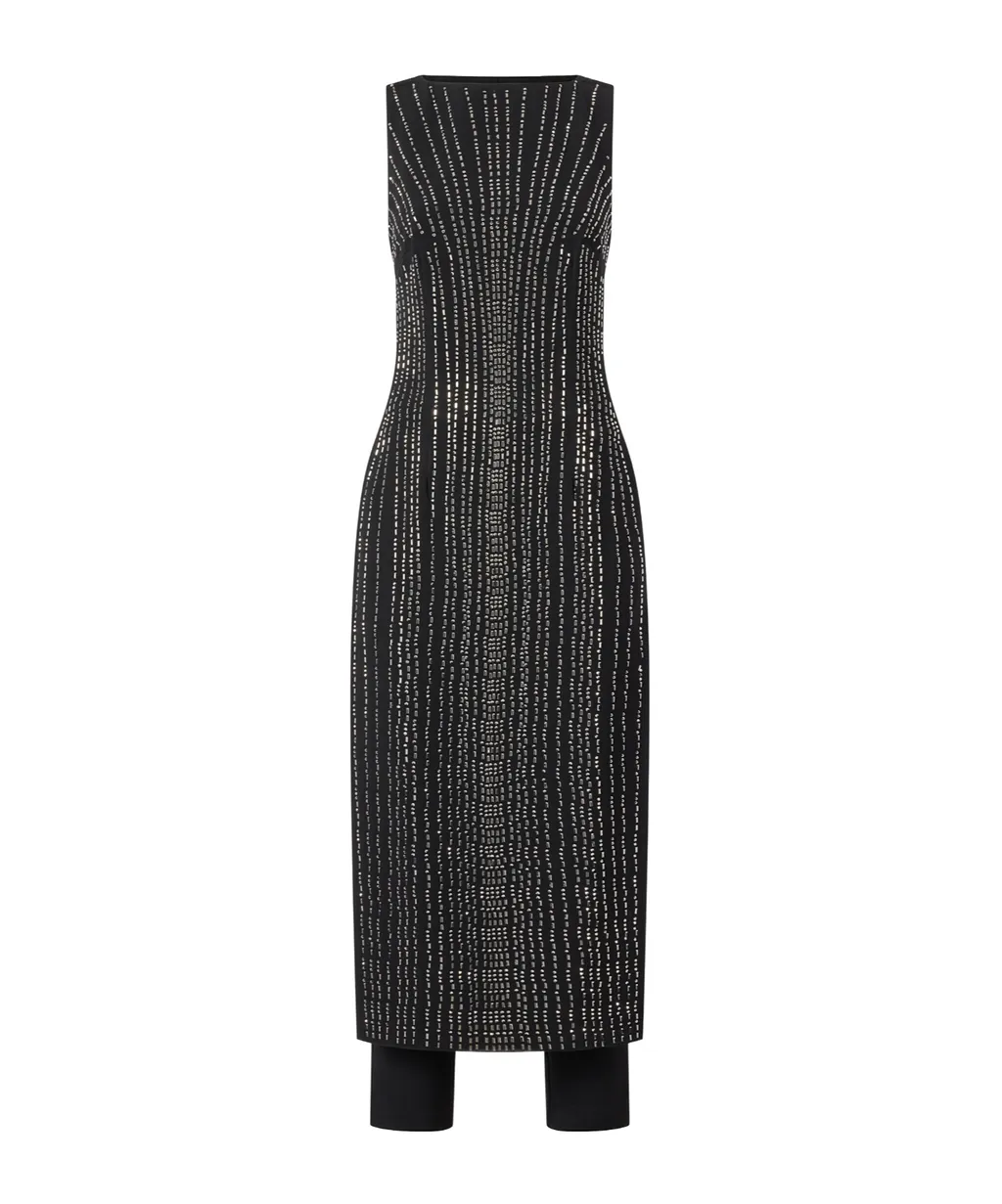 Rhinestone-Embellished Jumpsuit