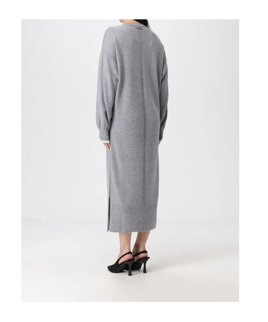 Round Neck Long Sleeve Dress