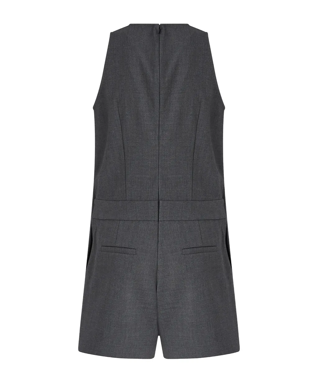 Sleeveless Round-Neck Playsuit