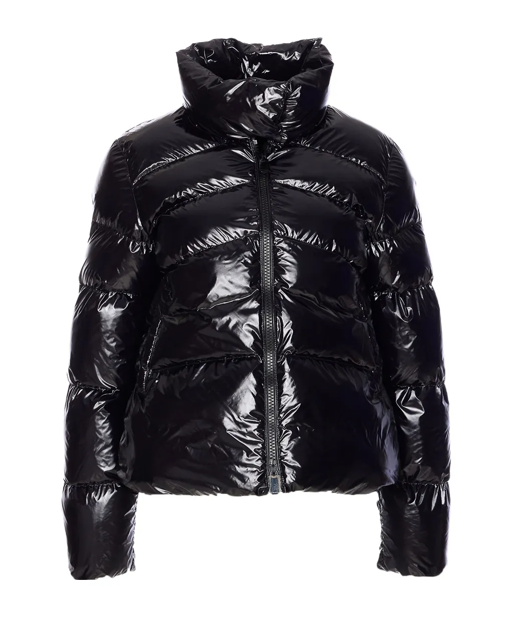 Pinko Long-Sleeved Zip-Up Down Jacket