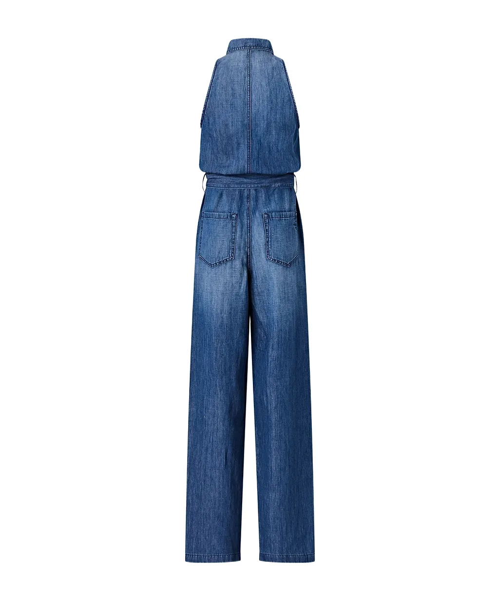 Pinko Belted Wide-Leg Jumpsuit