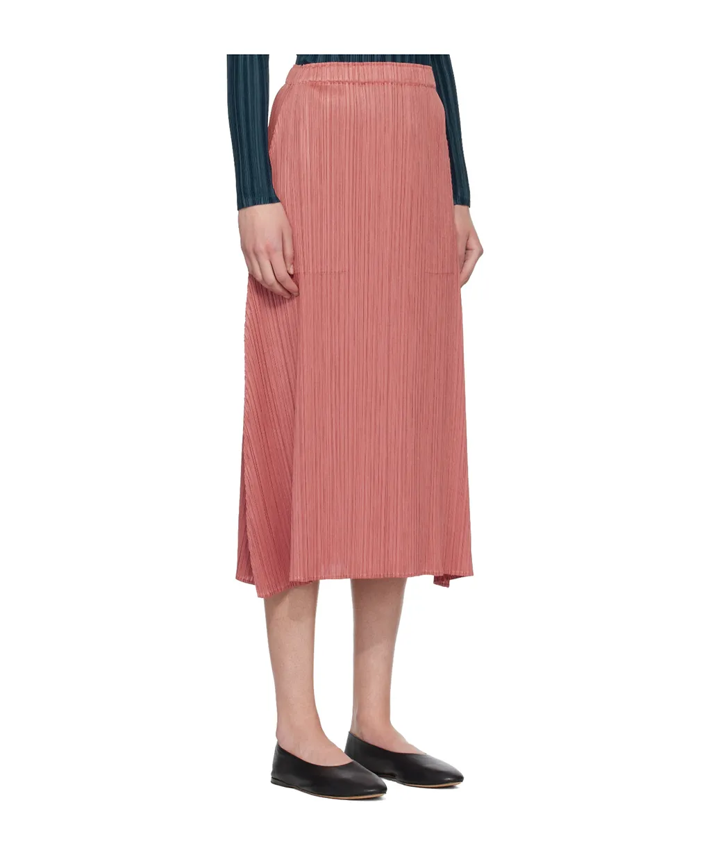 Pleated Midi Skirt
