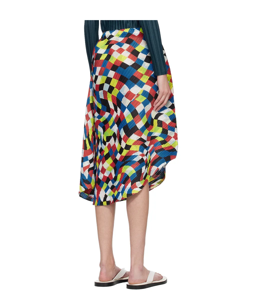 Pleated Midi Skirt