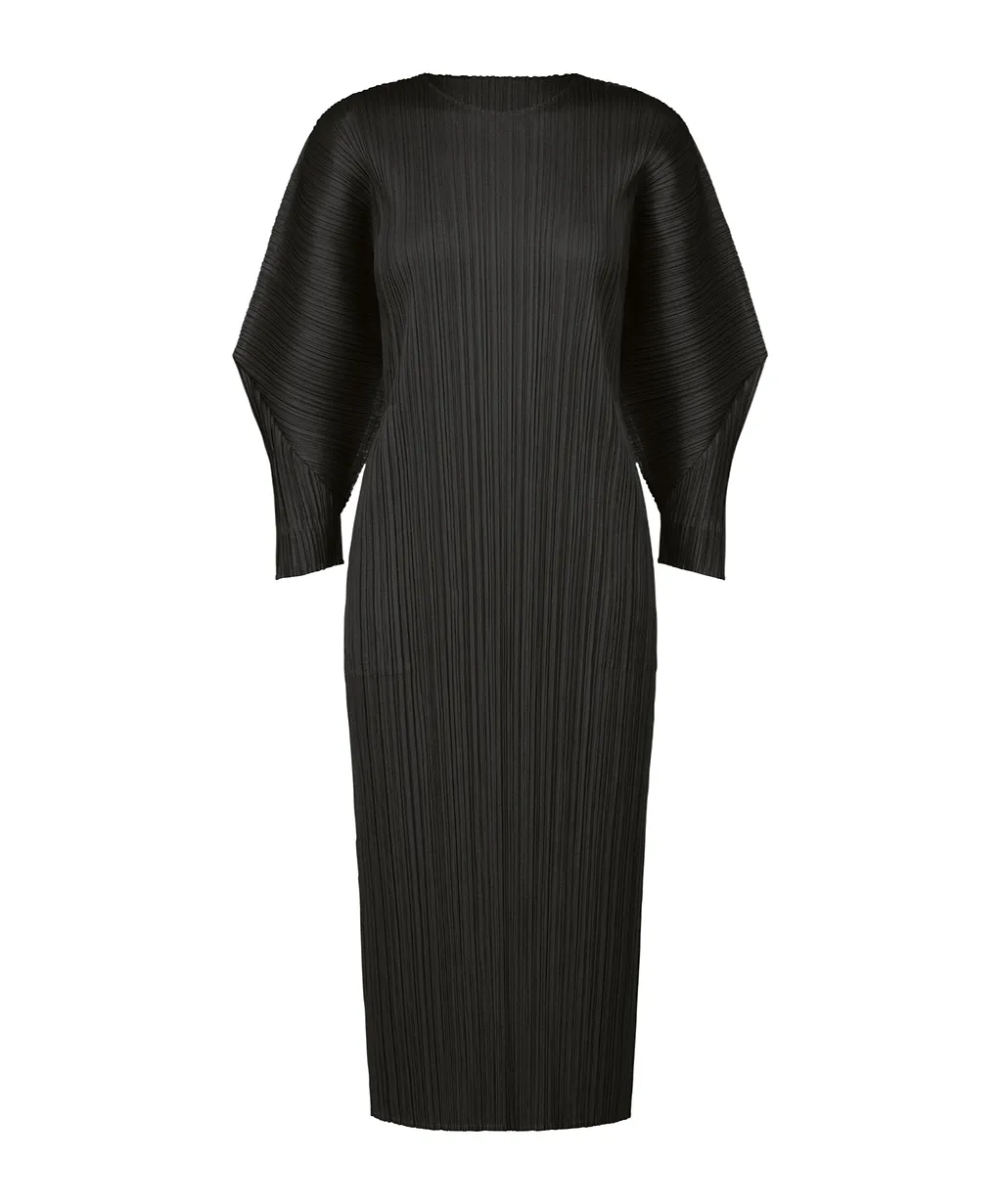 Pleated Midi Dress