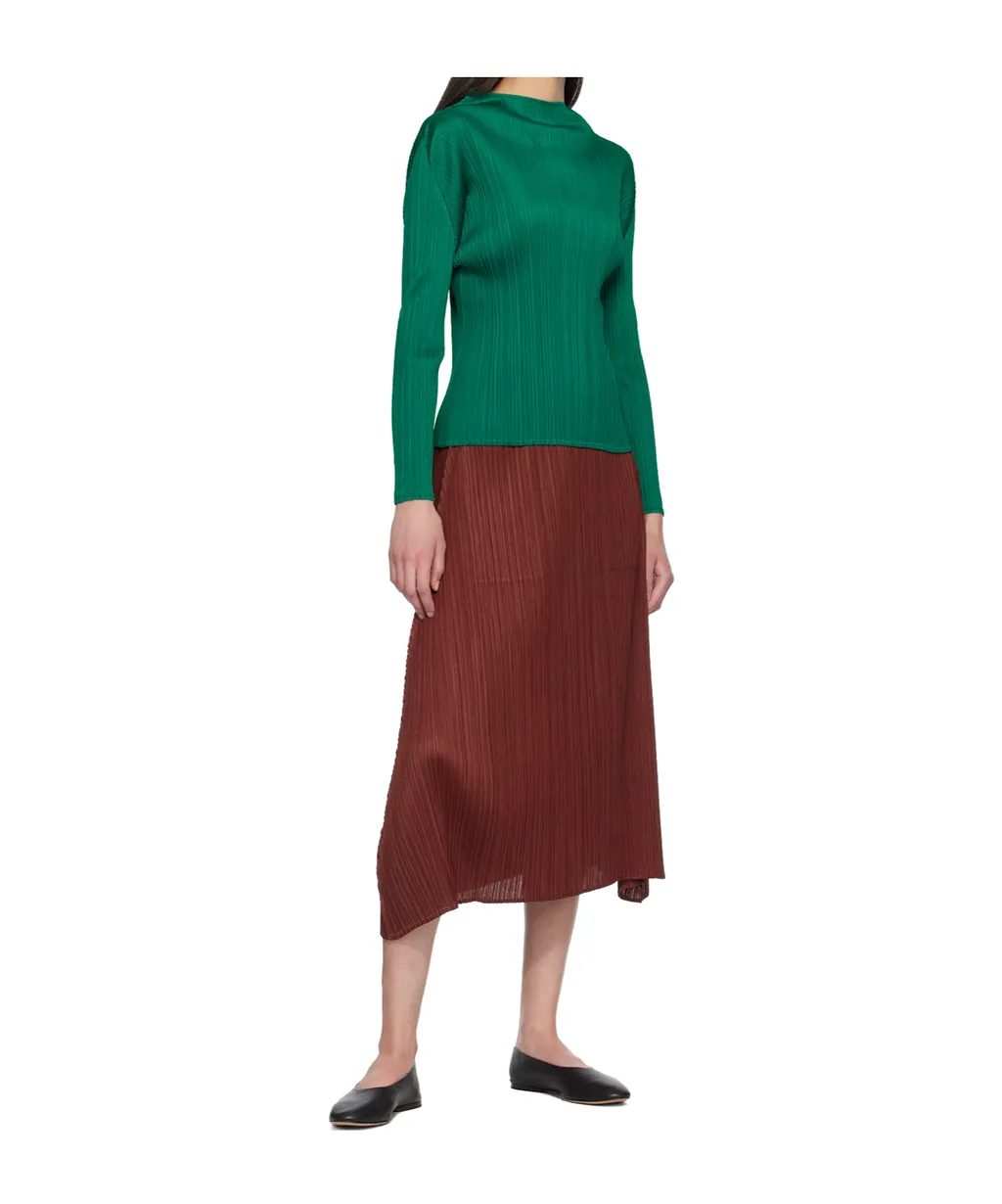 Pleated Knit Top