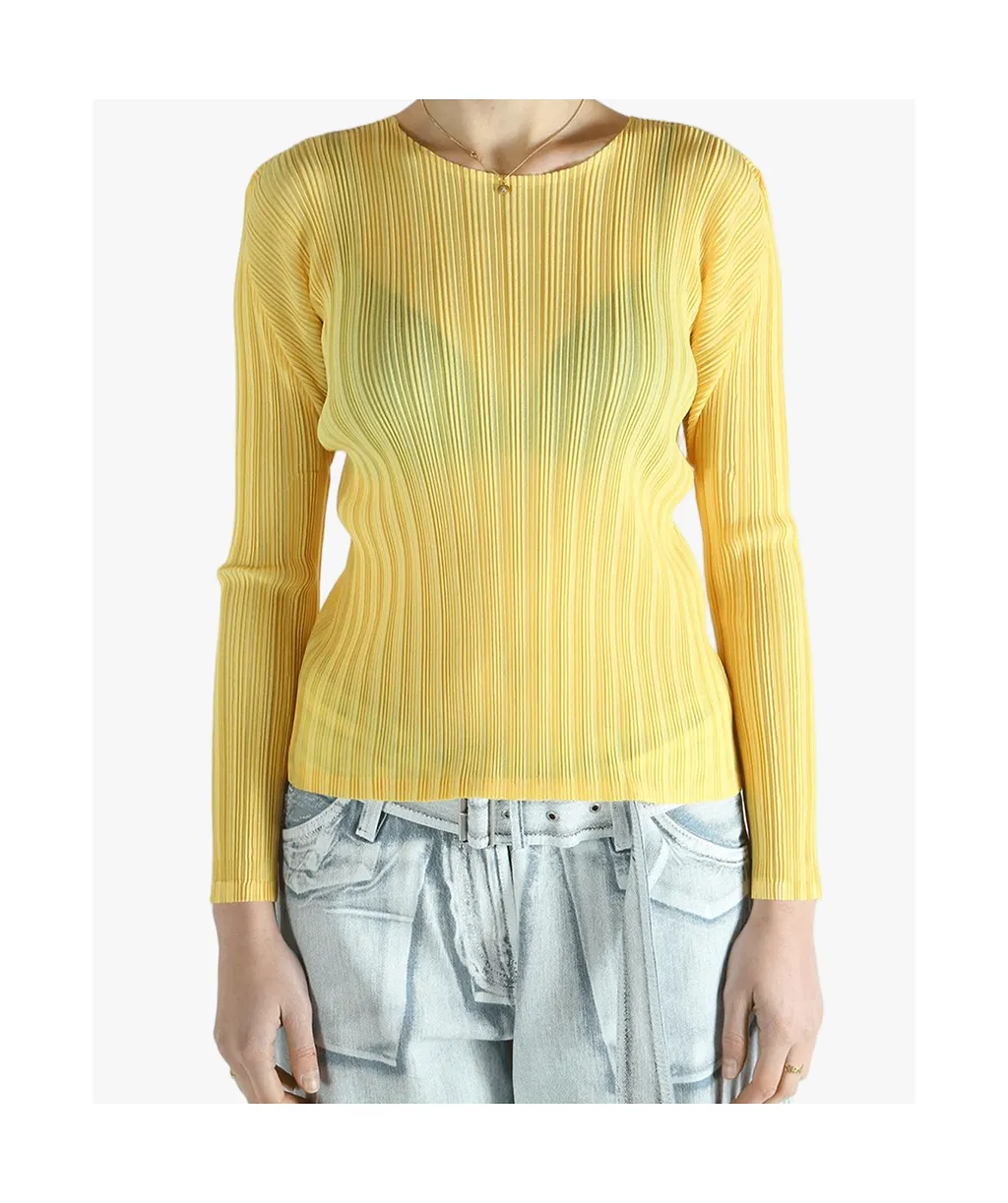 Pleats Please Issey Miyake Rib Pleats January Shirt