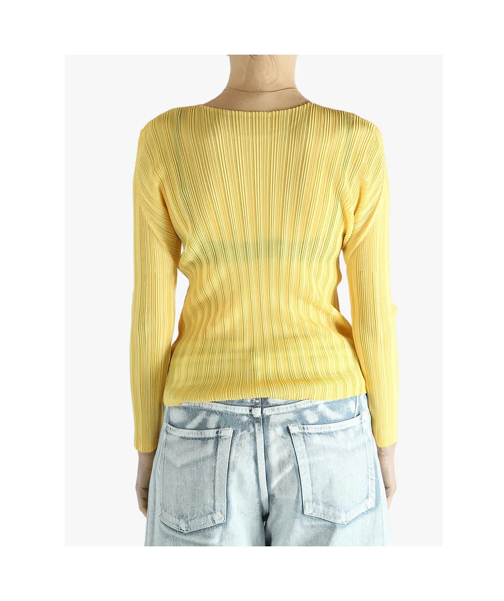 Pleats Please Issey Miyake Rib Pleats January Shirt