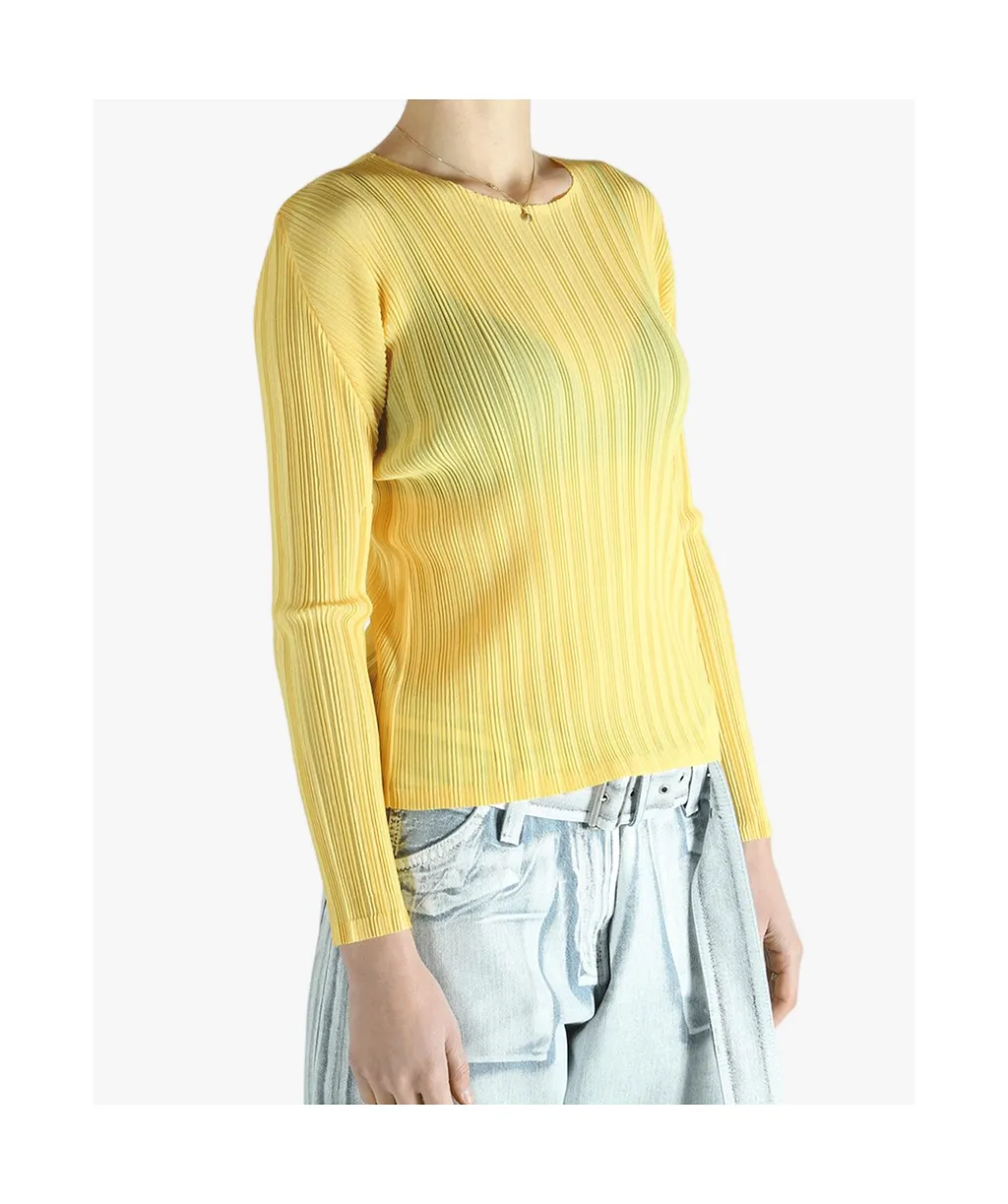 Pleats Please Issey Miyake Rib Pleats January Shirt